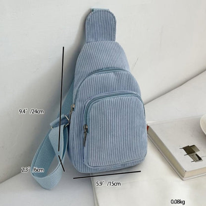 Enkel Enfärgad Crossbody-Väska