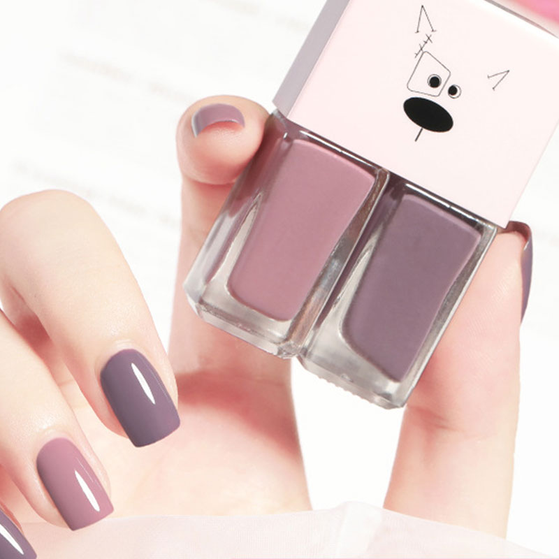 Avtagbart, bakningsfritt, snabbtorkande, långtidsverkande nagellack