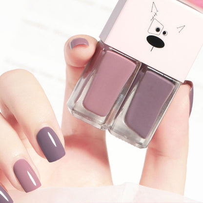 Avtagbart, bakningsfritt, snabbtorkande, långtidsverkande nagellack