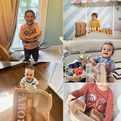 Personlig sparbössa för pojkar/flickor julklapp till barn