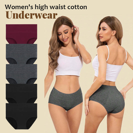 Ligh Waist bomullsunderkläder för kvinnor