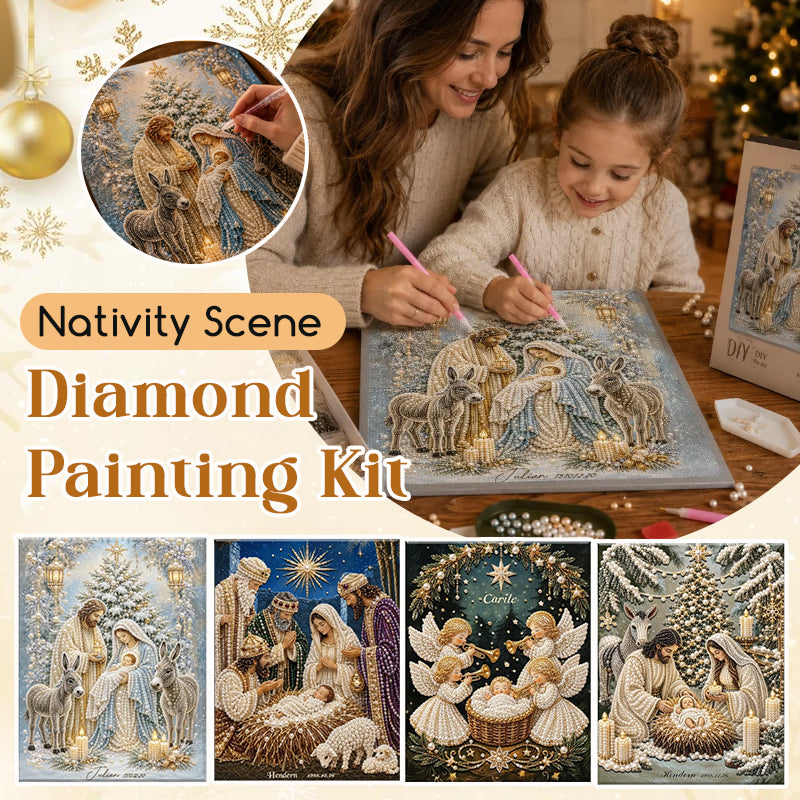 💎Nativity Scene Diamond Painting Kit | Jesus Christ Christmas Faith Art Decor