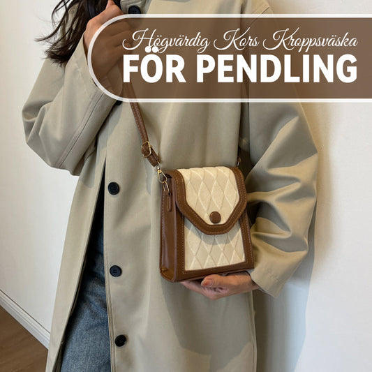 Högvärdig Kors Kroppsväska För Pendling