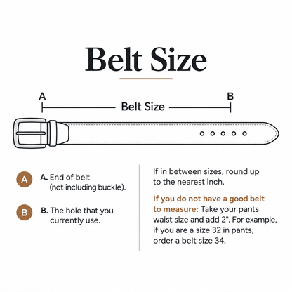 🔥 Handmade Full-Grain Buffalo Leather Belt – Built to Last