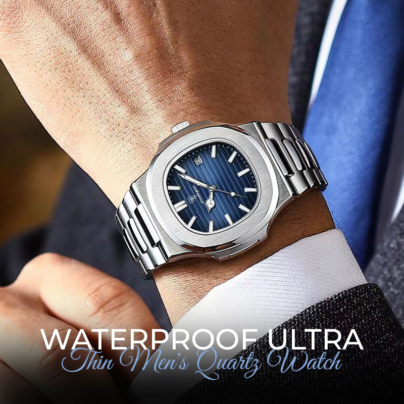 Vattentät Ultra Slim Herr Quartz Watch