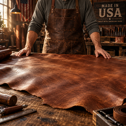 🔥 Handmade Full-Grain Buffalo Leather Belt – Built to Last