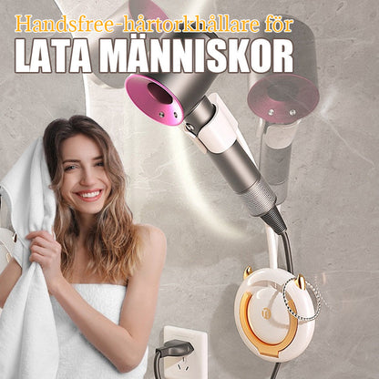 Handsfree-hårtorkhållare för lata människor