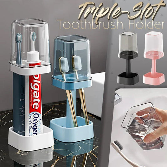 Förvaringsställ för tandborstar (med lock)