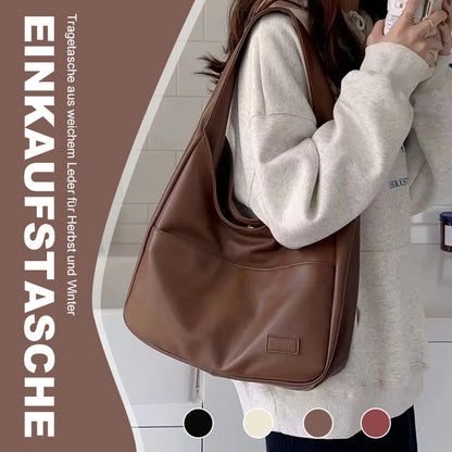 Höst- och vinterväska tillverkad av mjukt läder 💼