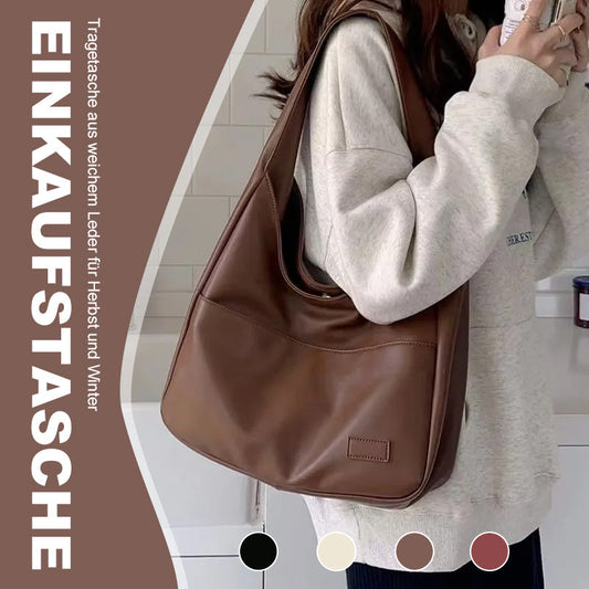 Höst- och vinterväska tillverkad av mjukt läder 💼