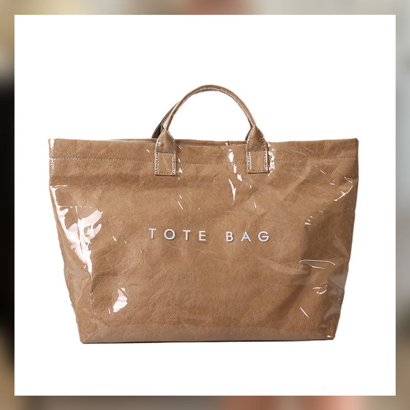 Toteväska med bokstavstryck för kvinnor