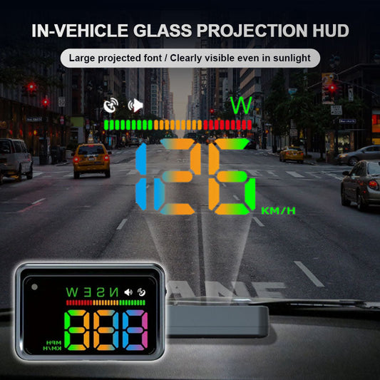 Bilens head-up-display (HUD)