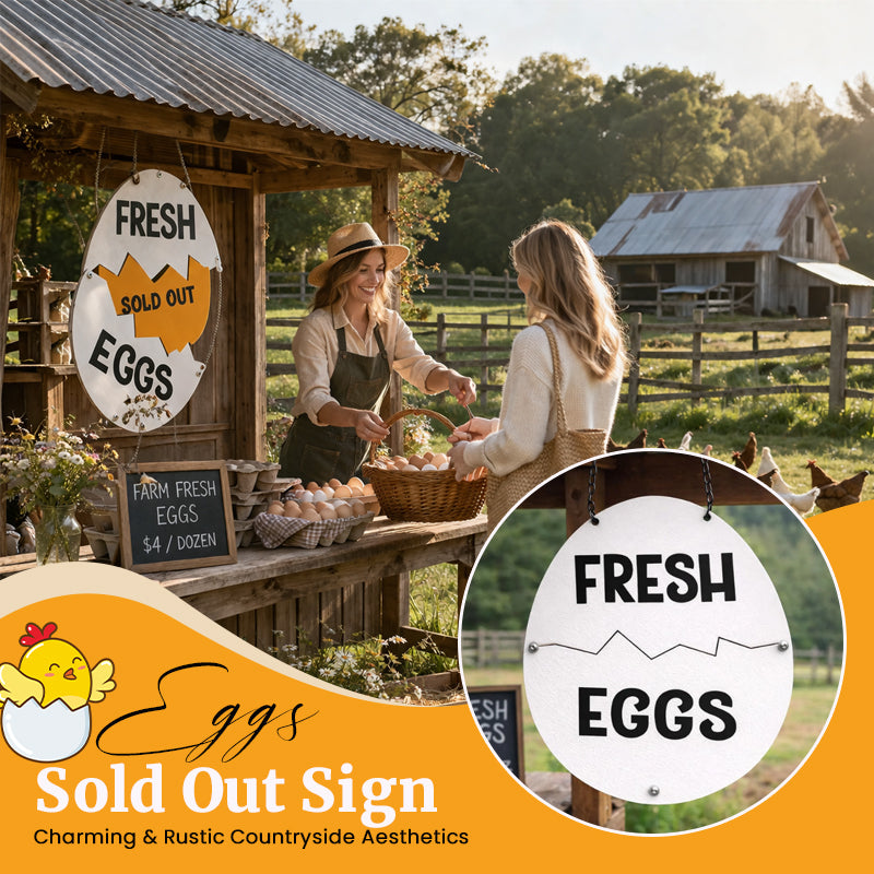 Eggs Sold Out Sign