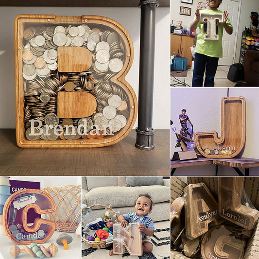 Personlig sparbössa för pojkar/flickor julklapp till barn