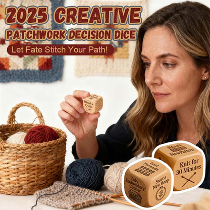 2025 Creative Patchwork Decision Dice