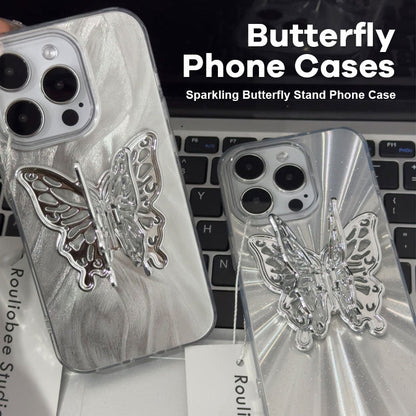 Shining Butterfly Holder Telefonfodral