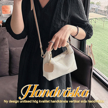 Ny design Enaxlad Kvalitetskänsla Vertikal Rand Handväska