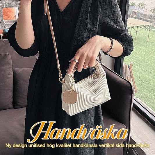 Ny design Enaxlad Kvalitetskänsla Vertikal Rand Handväska