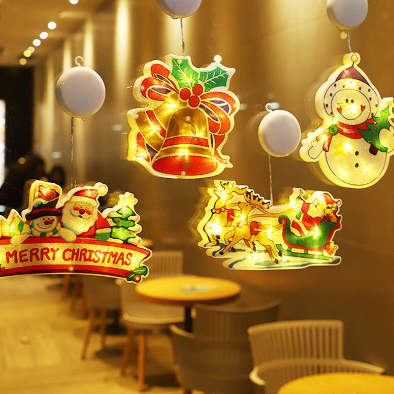 🎄Weihnachtliche Lichterketten im Fenster