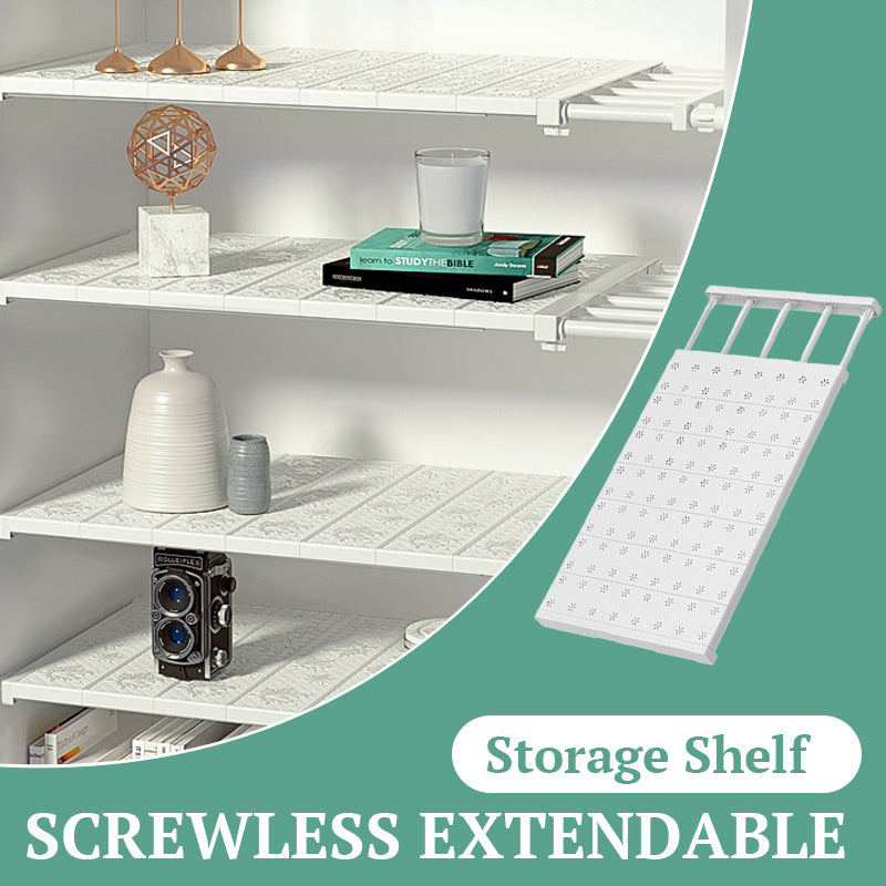 Skruvfri Utdragbar Förvaringshylla