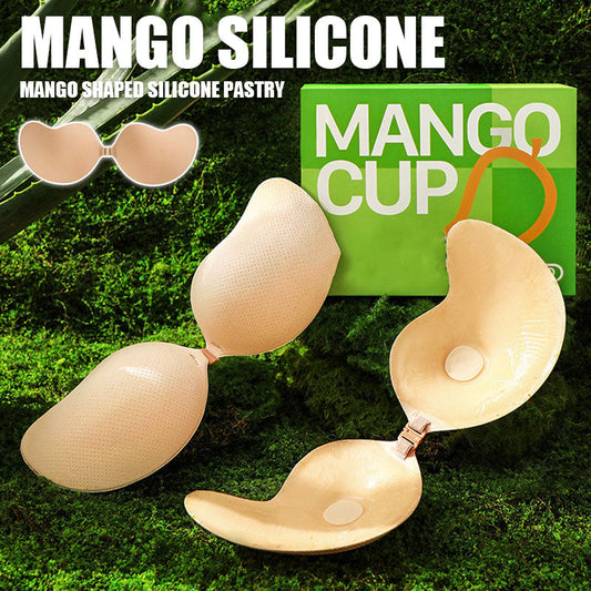 Mangoformat silikonbröstplåster