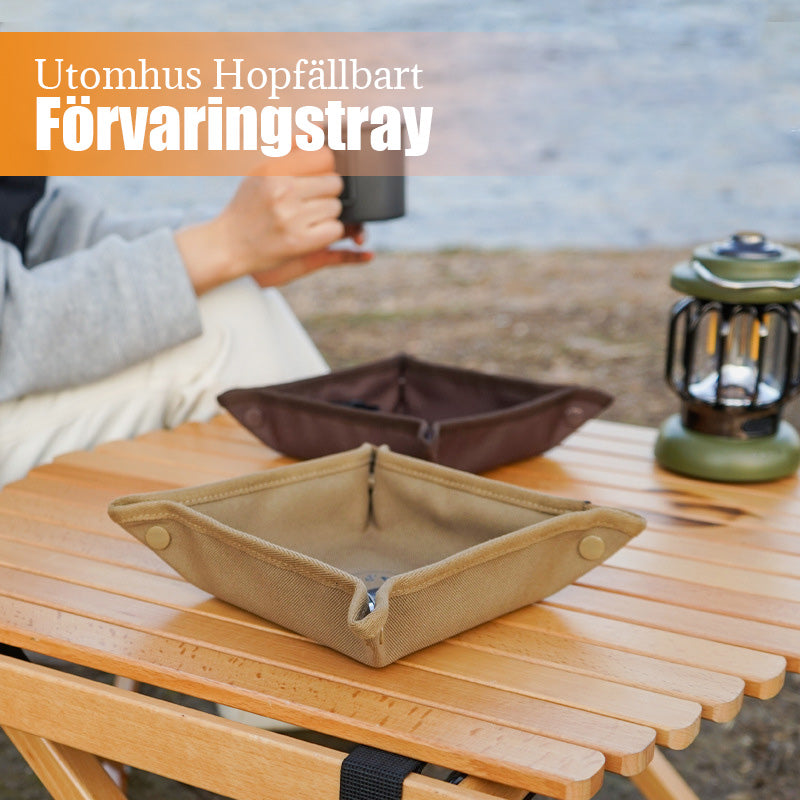 Utomhus Hopfällbart Förvaringstray