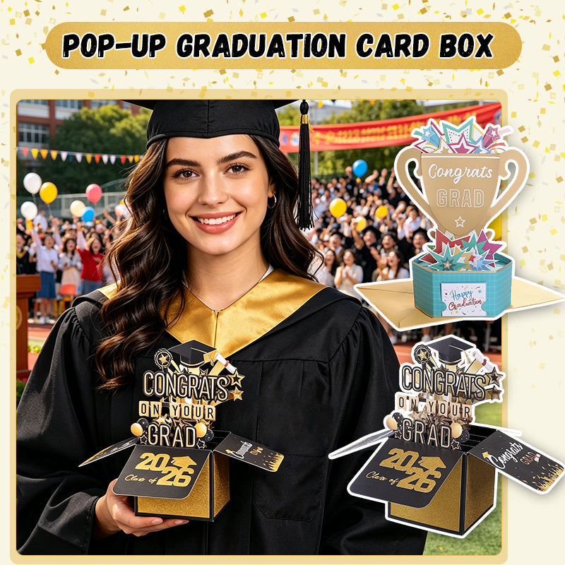 Pop-up Graduation Card Box
