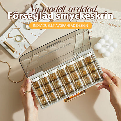 Ny modell avdelad förseglad smyckeskrin