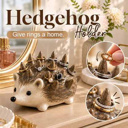 🦔Hedgehog Ring Holder & Decorative Figurine--💍A Cute Little Home for Your Rings