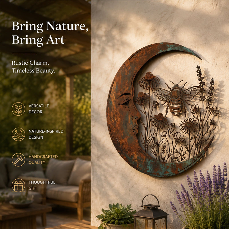 🌙Dragonfly Moon Wall Decor