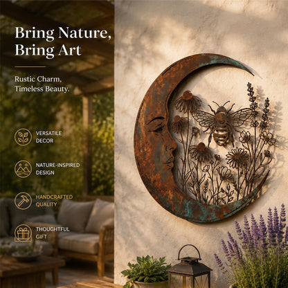 🌙Dragonfly Moon Wall Decor