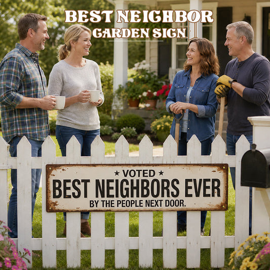 🏡❤️ Best Neighbor Garden Sign