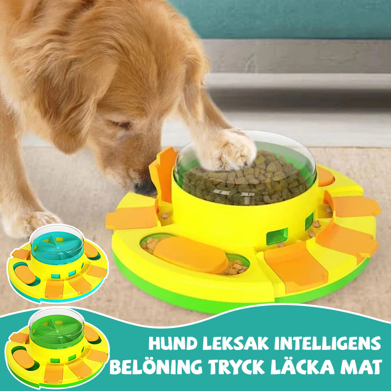 Hund leksak intelligens belöning tryck läcka mat