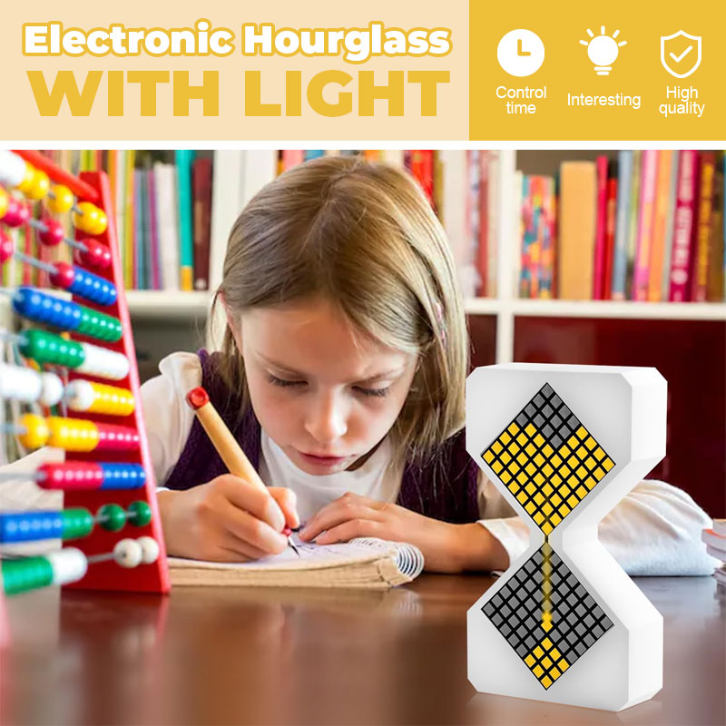 ⏳ Elektroniskt Timglas med Ljus ⏳