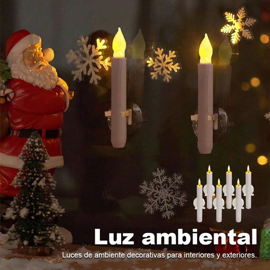 🎄 Julspecial 🔥 6 flammfria LED-fönsterljus