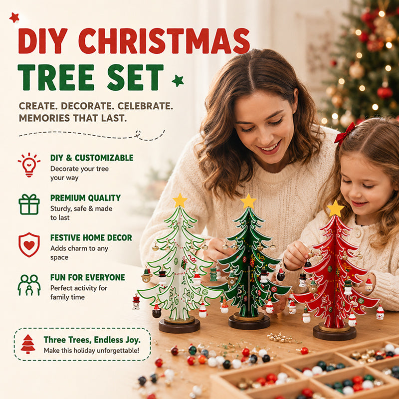 🎄 DIY Wooden Christmas Tree Ornament