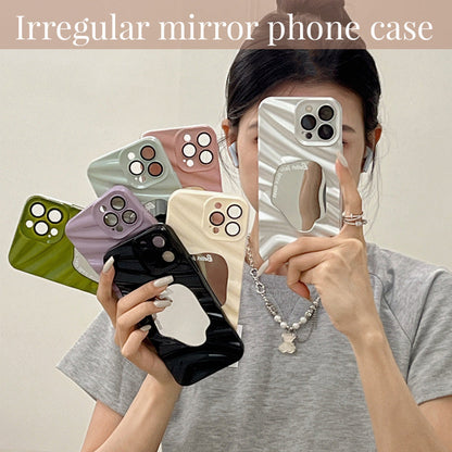 Skrynkligt Oregelbundet Spegelfodral