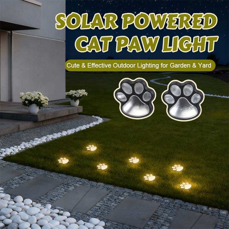 Solcellsdriven Katttasslampa