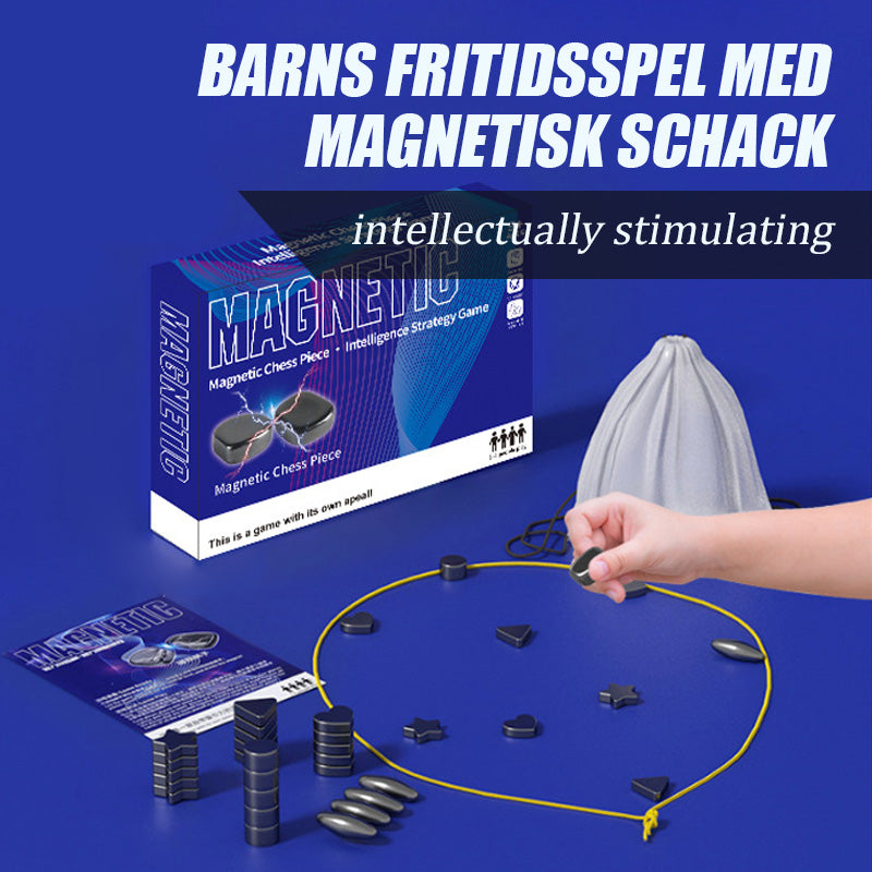 Barns fritidsspel med magnetisk schack