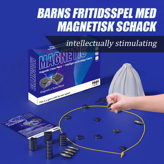 Barns fritidsspel med magnetisk schack