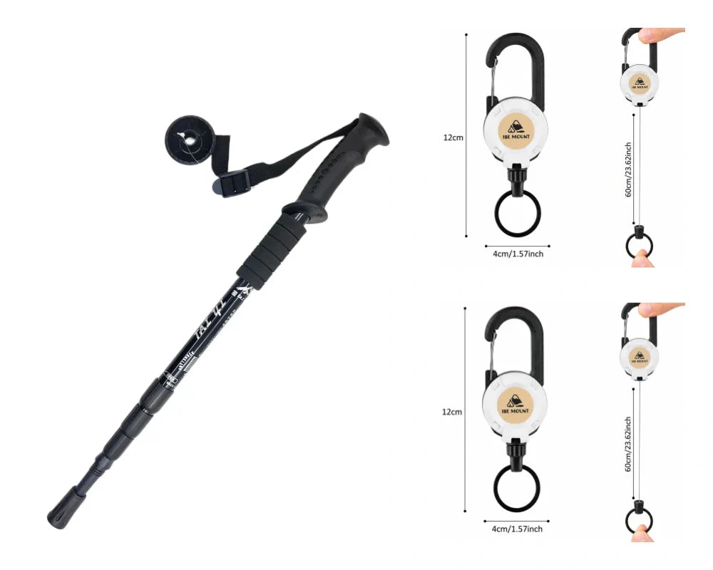 ⛰️Adjustable Aluminum Alloy Trekking Pole