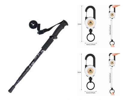 ⛰️Adjustable Aluminum Alloy Trekking Pole