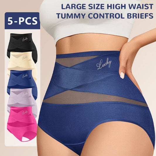 🌸Large Size High Waist Tummy Control Briefs