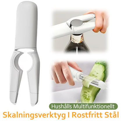 Hushålls Multifunktionellt Skalningsverktyg I Rostfritt Stål