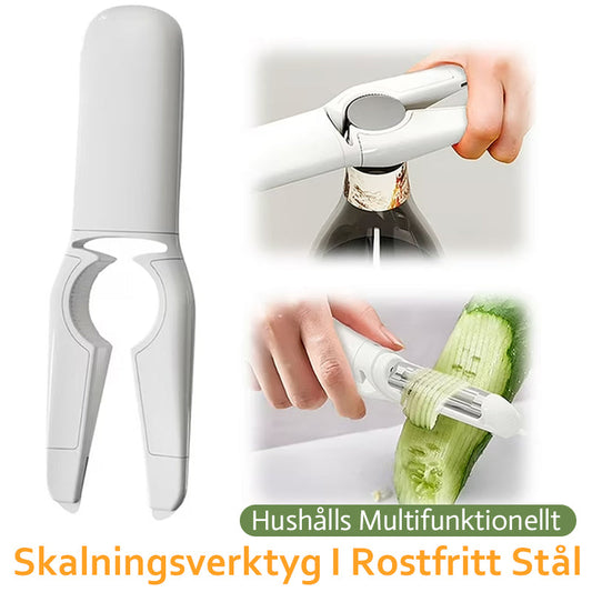 Hushålls Multifunktionellt Skalningsverktyg I Rostfritt Stål