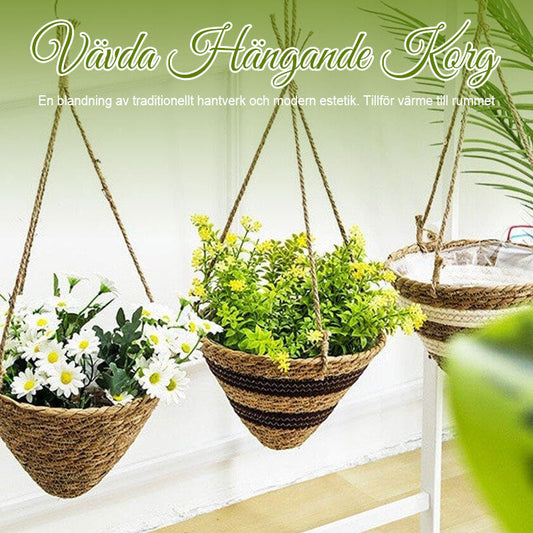 Vävda Hängande Korg