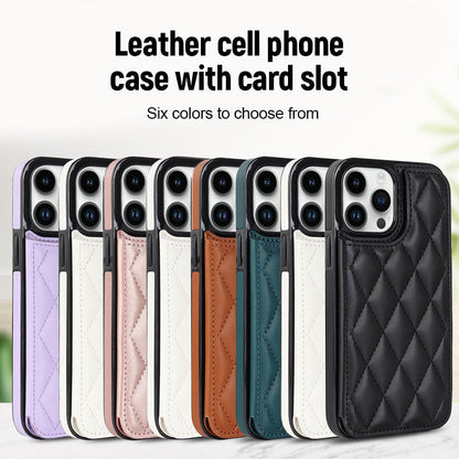 Mobiltelefonfodral Med Kortplats I Läder