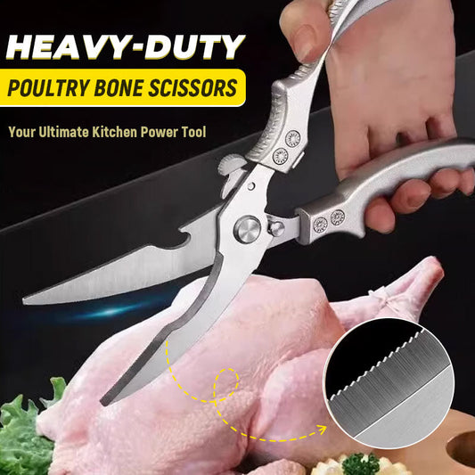 🔪 Heavy-Duty Poultry Bone Scissors – Your Ultimate Kitchen Power Tool