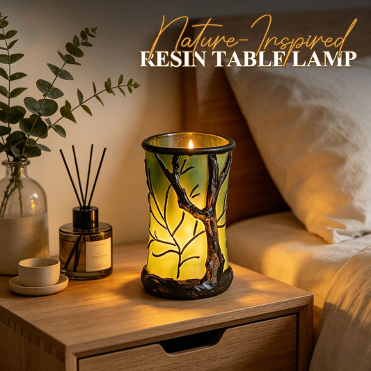 Nature-Inspired Resin Table Lamp