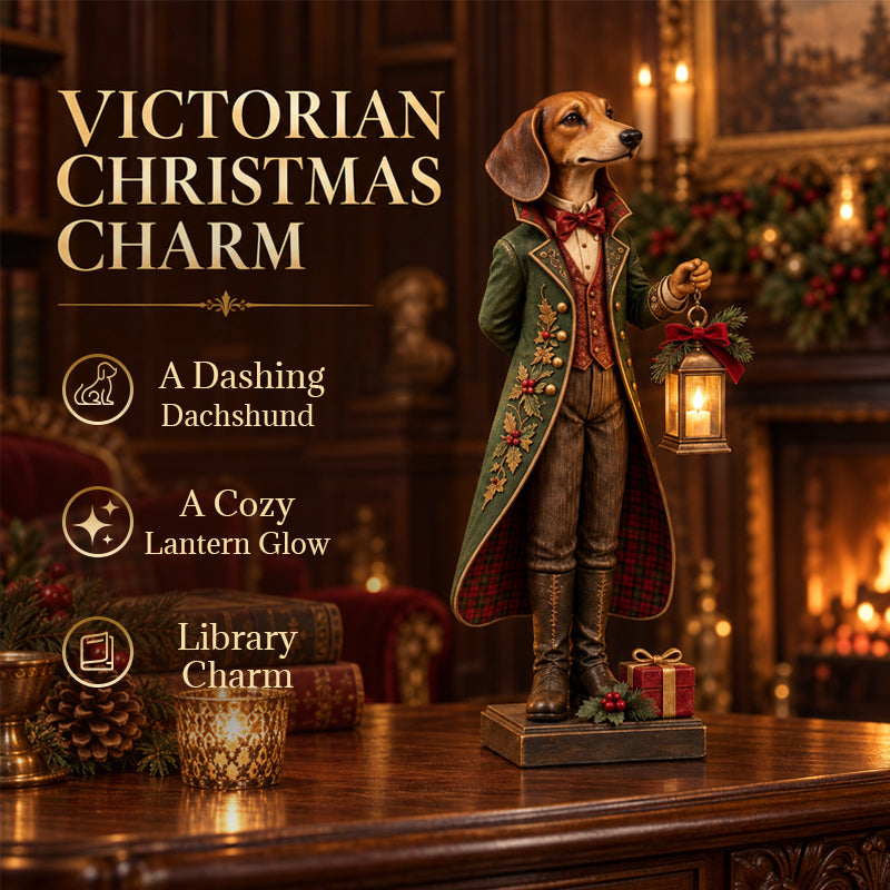 🎄Christmas Sausage Dog Lantern Ornament
